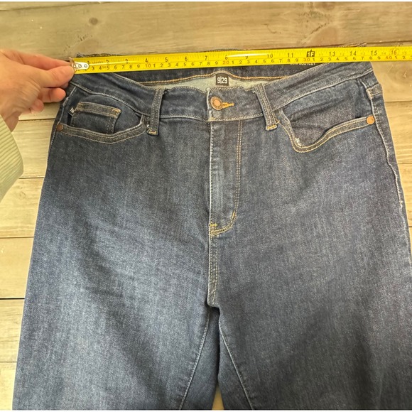 Judy Blue Long Tall Hi Rise Slim Bootcut Jeans Dark Wash Denim Size 29 x 31 - Picture 6 of 10